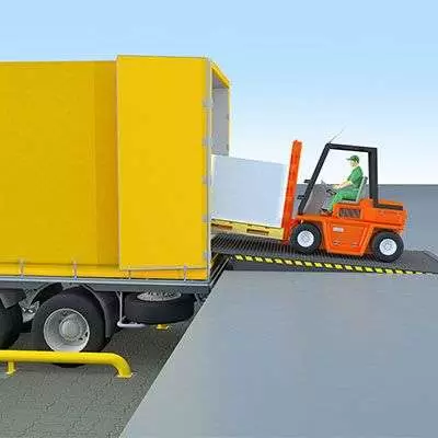 Платформа с поворотной аппарелью SL